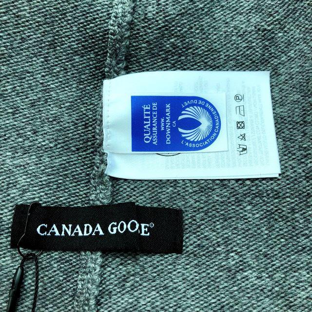 CANADA GOOSE(カナダグース)のカナダグースニット帽小グレー値下げします。 メンズの帽子(ニット帽/ビーニー)の商品写真