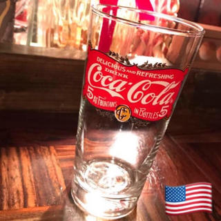 コカコーラ(コカ・コーラ)の＊80s - 90s U.S. コカコーラ ビンテージ ロンググラス ＊(グラス/カップ)