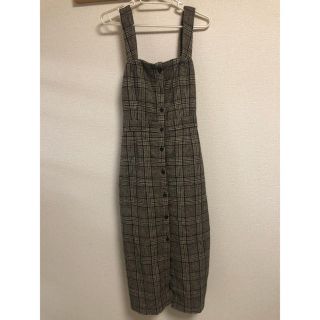 ダブルクローゼット(w closet)のジャンスカ(ひざ丈ワンピース)