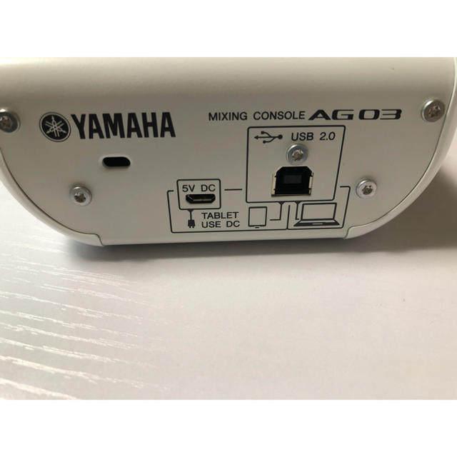 ヤマハ(ヤマハ)の【ほぼ新品‼︎】YAMAHA AG03 楽器のDTM/DAW(オーディオインターフェイス)の商品写真