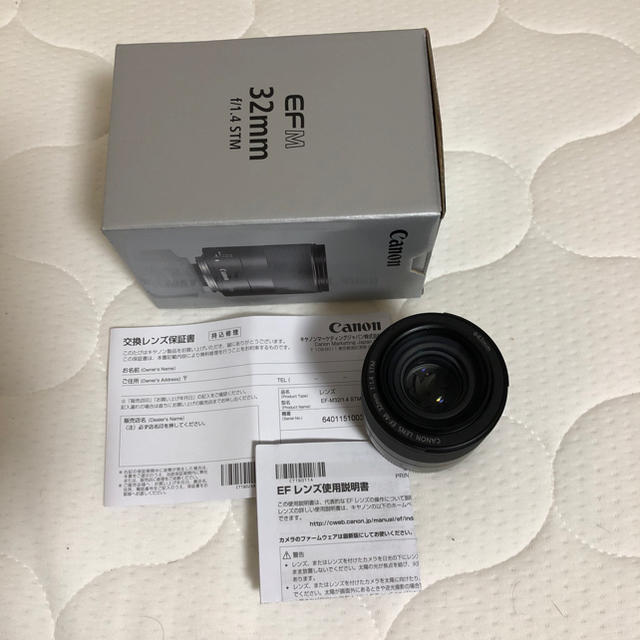 Canon(キヤノン)のcanon EF-M 32mm f1.4 stm中古美品 スマホ/家電/カメラのカメラ(レンズ(単焦点))の商品写真