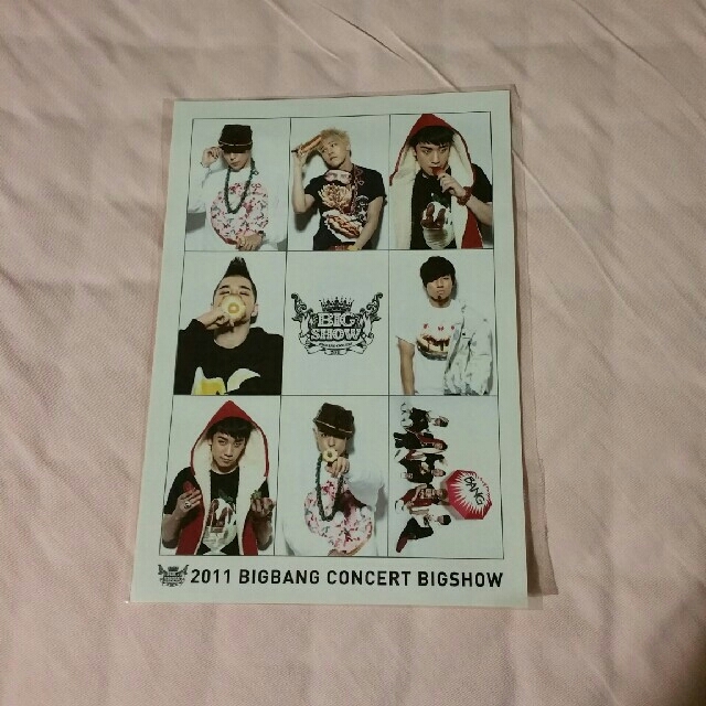 BIGBANG BIG SHOW2011　公式グッズ　シール　 エンタメ/ホビーのCD(K-POP/アジア)の商品写真