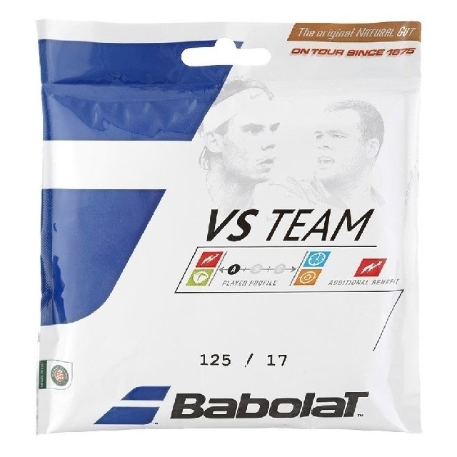 バボラ VSチーム 125 ナチュラル Babolat VS Team ２張りテニス