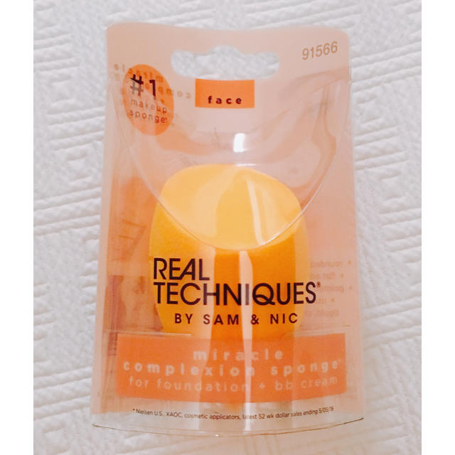 Real Techniques(リアルテクニクス)のReal Techniques - メイクスポンジ コスメ/美容のコスメ/美容 その他(その他)の商品写真