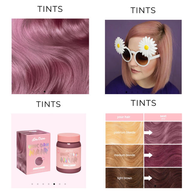 Lime Crime(ライムクライム)のLime Crime UNICORN HAIR tint sext コスメ/美容のヘアケア/スタイリング(カラーリング剤)の商品写真