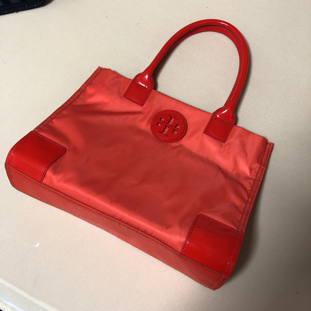 最終価格本物激安Tory Burch❤オレンジトートバッグ