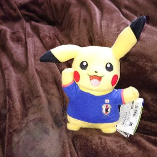 ポケモン(ポケモン)のポケットモンスター ピカチュウ 日本代表 ぬいぐるみ(ぬいぐるみ)