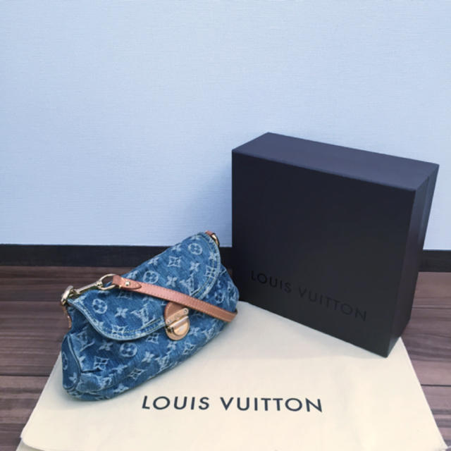 LOUIS VUITTON(ルイヴィトン)の【かみ様お取り置き】ルイヴィトン ミニプリーティ モノグラムデニム レディースのバッグ(ショルダーバッグ)の商品写真