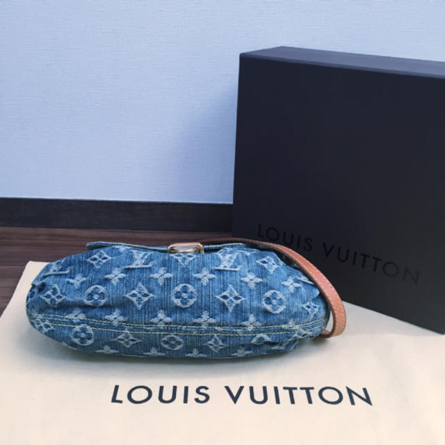 LOUIS VUITTON(ルイヴィトン)の【かみ様お取り置き】ルイヴィトン ミニプリーティ モノグラムデニム レディースのバッグ(ショルダーバッグ)の商品写真