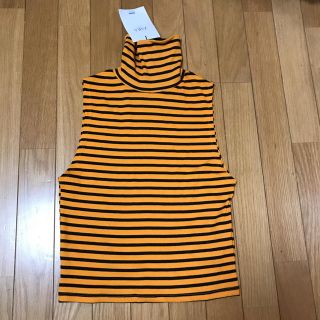 ザラ(ZARA)のZARAノースリーブタートル(カットソー(半袖/袖なし))