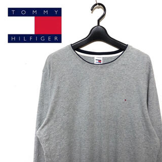 トミーヒルフィガー(TOMMY HILFIGER)のUSED TOMMY HILFIGER ロンT ロゴ 90's (Tシャツ/カットソー(七分/長袖))
