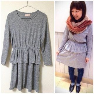 リネッタ(Linetta)の美品♡Linettaペプラムワンピース(ひざ丈ワンピース)