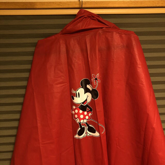 Disney(ディズニー)のお値下げしました♪ Disney ミニーマウスポンチョ エンタメ/ホビーのおもちゃ/ぬいぐるみ(キャラクターグッズ)の商品写真