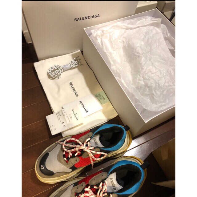 今季ブランド Balenciaga - 極美品 balenciaga トリプルS 確実正規品 ...