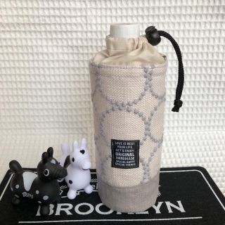 ミナペルホネン(mina perhonen)のハンドメイド☆ペットポトルカバー☆ミナペルホネン タンバリン ライトベージュ(バッグ)