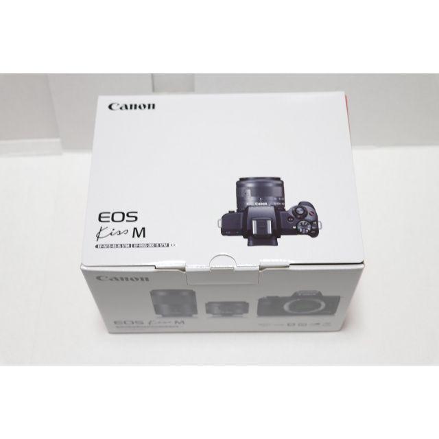 新品 Canon EOS Kiss M レンズセット 白