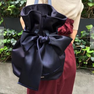 メゾンドフルール(Maison de FLEUR)の♡ 本日限定値下げ！！ メゾンドフルール  ナイロン 巾着リボンリュック ♡(リュック/バックパック)