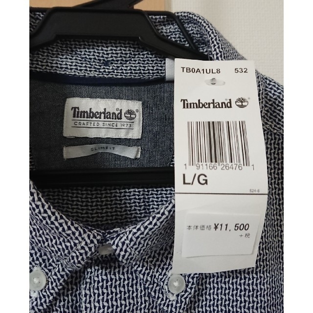 Timberland(ティンバーランド)の【新品】ティンバーランド 長袖シャツ メンズのトップス(Tシャツ/カットソー(半袖/袖なし))の商品写真