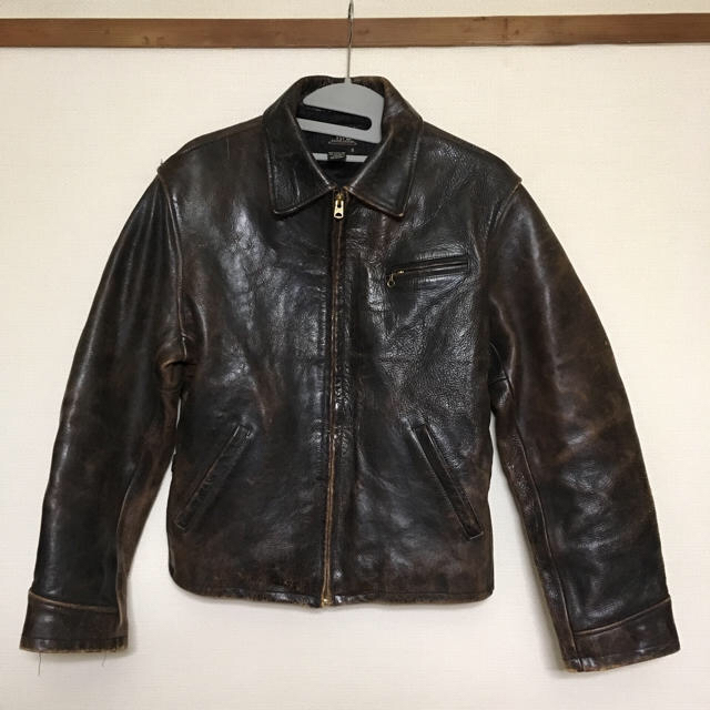 RRL(ダブルアールエル)のRRL レザージャケット Sサイズ メンズのジャケット/アウター(レザージャケット)の商品写真