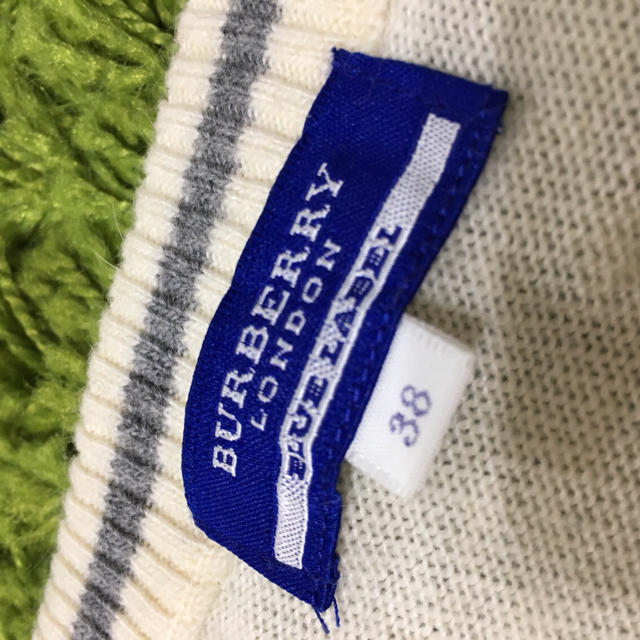 BURBERRY BLUE LABEL(バーバリーブルーレーベル)のburberryバーバリーブルーレーベル❤︎カシミヤ混ニットワンピース レディースのワンピース(ひざ丈ワンピース)の商品写真