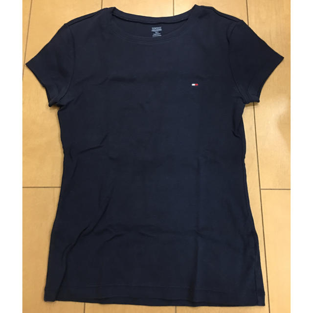 TOMMY HILFIGER(トミーヒルフィガー)のTOMMY HILFIGER 半袖Tシャツ ネイビー S レディースのトップス(Tシャツ(半袖/袖なし))の商品写真