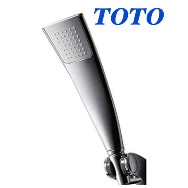 TOTO(トウトウ)の【美品】TOTO エアーイン節水シャワーヘッド 04B94R (メッキ角型) 銀 インテリア/住まい/日用品の日用品/生活雑貨/旅行(タオル/バス用品)の商品写真