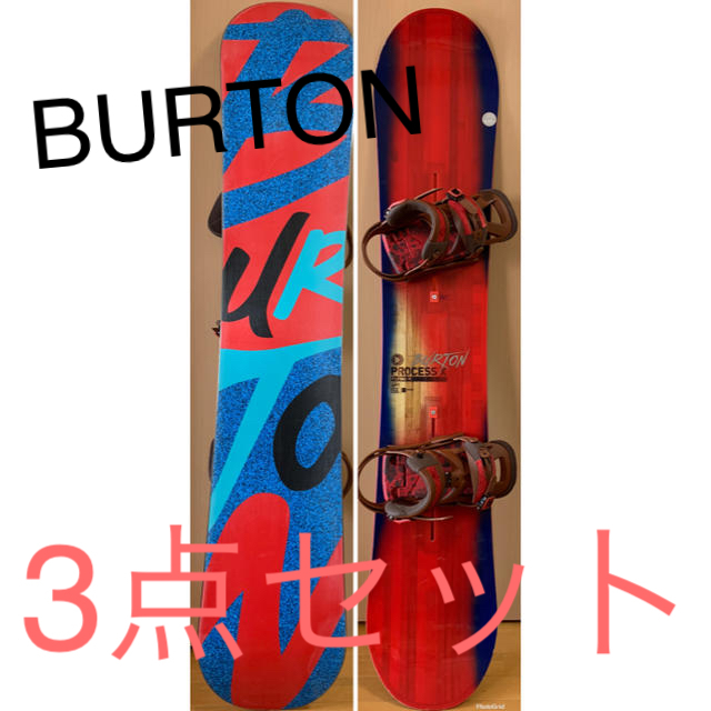 BURTON(バートン)の【BURTON】スノーボード3点セット スポーツ/アウトドアのスノーボード(ボード)の商品写真