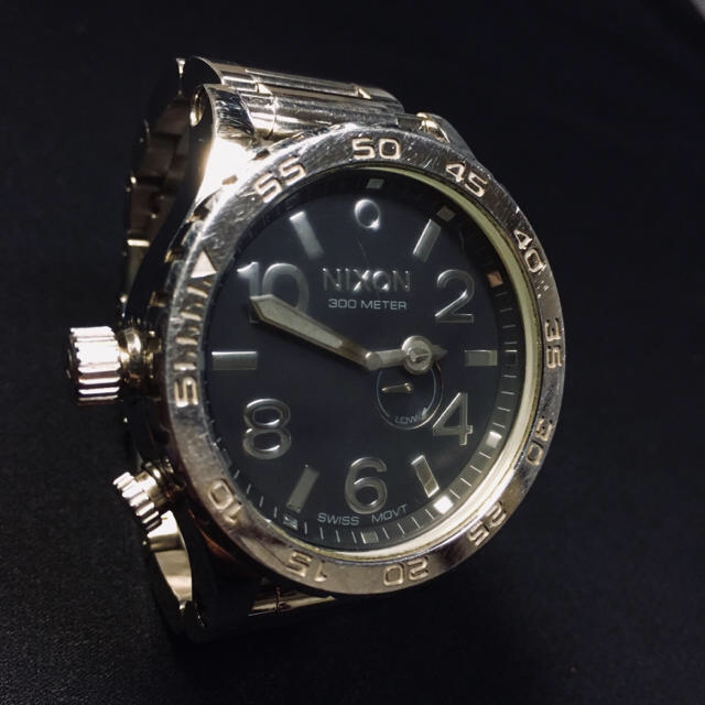 NIXON 51-30 HIGH-POLISH BLACK ニクソン 腕時計