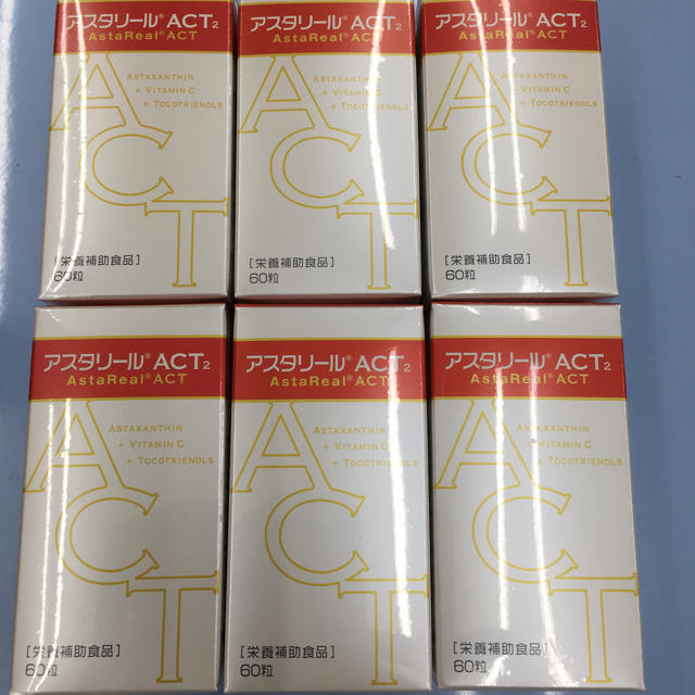 アスタリールACT2 60粒x6個の通販 by こばん's shop｜ラクマ