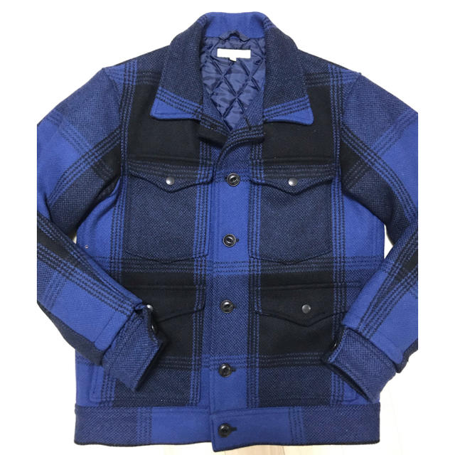 青×黒DESCENDANT  lumberjack jacket   Mサイズ 美品