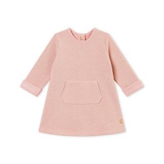 プチバトー(PETIT BATEAU)のまっきゃろい様専用♡24m プチバトー ラメスウェットワンピース(ワンピース)