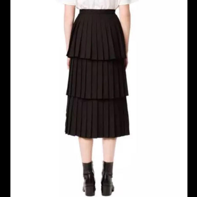 STUDIOUS(ステュディオス)のCLANE プリーツ三段スカート レディースのスカート(ひざ丈スカート)の商品写真