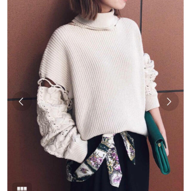 Ameri VINTAGE(アメリヴィンテージ)のameri vintage CONNECT TURTLE NECK KNIT レディースのトップス(ニット/セーター)の商品写真