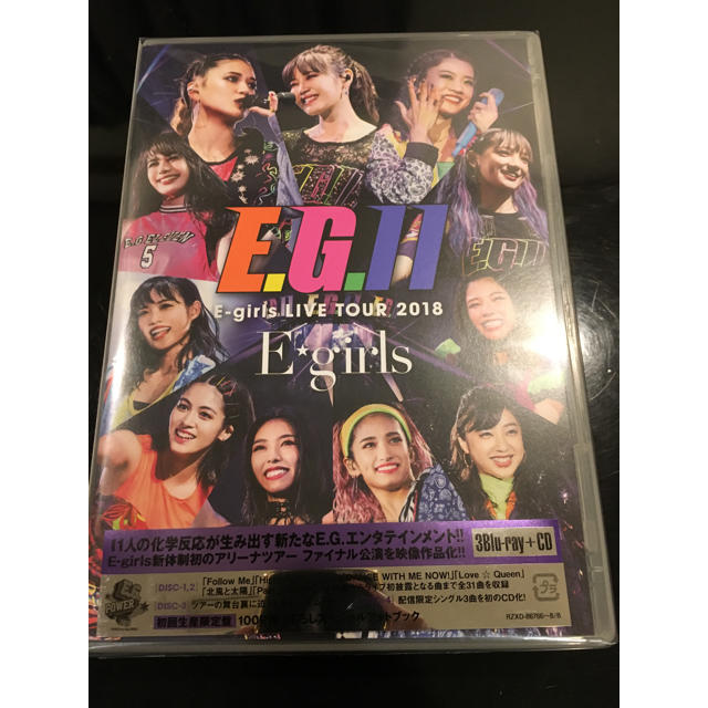 E-girls(イーガールズ)のE-girls E.G.11 ブルーレイ 初回生産限定盤 エンタメ/ホビーのDVD/ブルーレイ(ミュージック)の商品写真