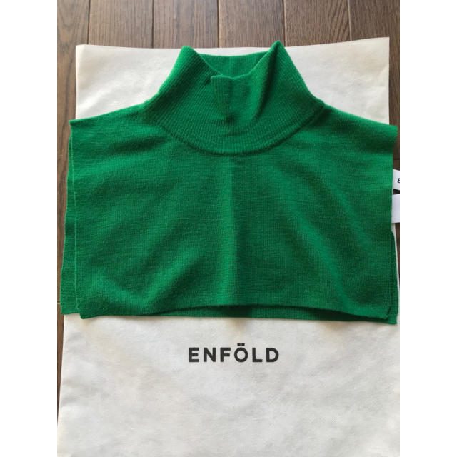 ENFOLD(エンフォルド)のENFOLD  今期 ネックパーツ ミドリ レディースのトップス(ニット/セーター)の商品写真