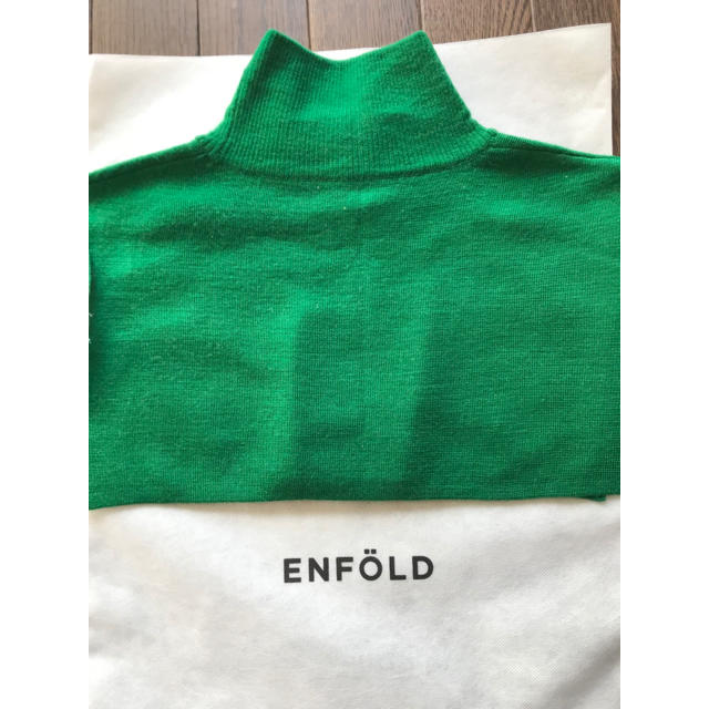 ENFOLD(エンフォルド)のENFOLD  今期 ネックパーツ ミドリ レディースのトップス(ニット/セーター)の商品写真