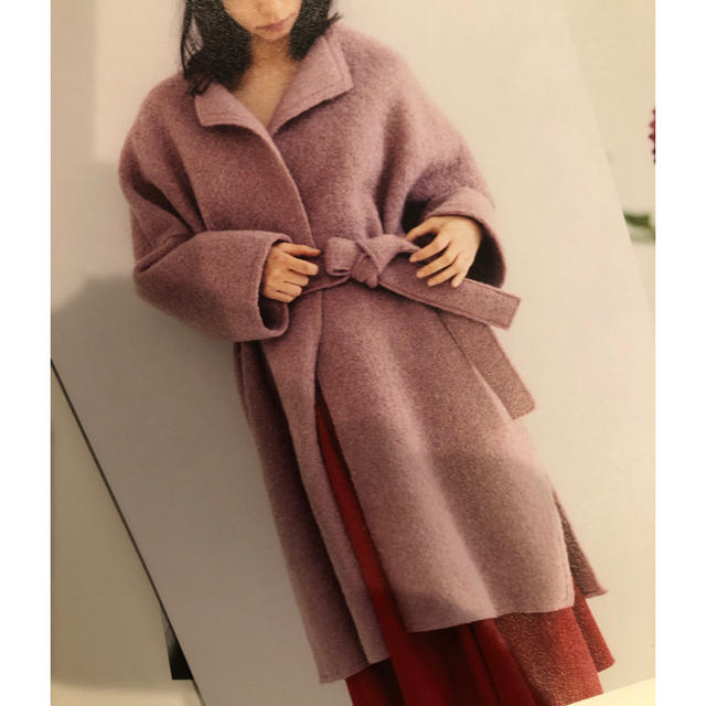 Demi-Luxe BEAMS コクーン コート くすみピンク