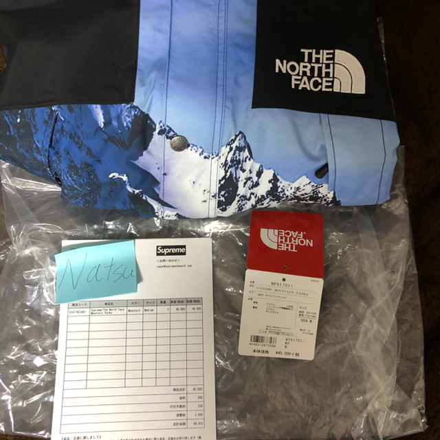 supreme northface 雪山 マウンテンパーカー M