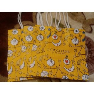 ロクシタン(L'OCCITANE)の☆ロクシタン☆【限定】ジョイフルスターのショパーSサイズ3枚セット🌛(ショップ袋)