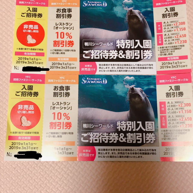 鴨川シーワールド チケットの施設利用券(水族館)の商品写真