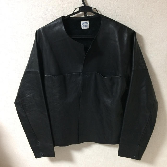 SUNSEA(サンシー)の17ss SUNSEA Cut Off Biker Blouson レザー メンズのジャケット/アウター(ブルゾン)の商品写真