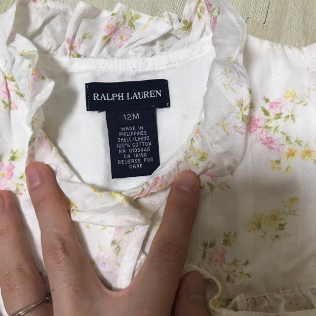 Ralph Lauren(ラルフローレン)の RALPH LAUREN ベビー服 ワンピース 12M キッズ/ベビー/マタニティのベビー服(~85cm)(ワンピース)の商品写真