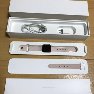 アップルウォッチ(Apple Watch)のApple Watch series2  38mm  ローズピンク(腕時計(デジタル))