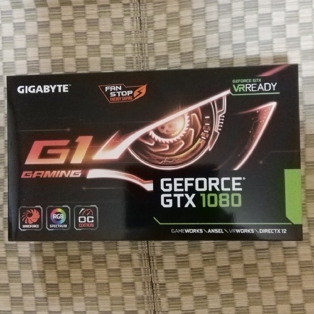 GIGABYTE  GEFORCE  GTX 1080  新品・未使用