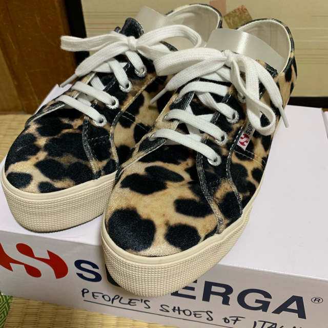 ROSE BUD(ローズバッド)の人気完売 ROSE BUD別注 SUPERGA レオパードスニーカー 37 レディースの靴/シューズ(スニーカー)の商品写真