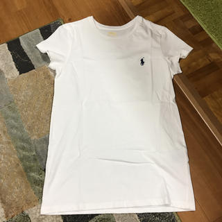 ポロラルフローレン(POLO RALPH LAUREN)のRalph Lauren ラルフローレン 白 Tシャツ ワンポイント レディース(Tシャツ(半袖/袖なし))