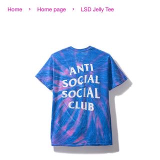 シュプリーム(Supreme)のANTI SOCIAL SOCIAL CLUB LSD Jelly Tee(Tシャツ/カットソー(半袖/袖なし))