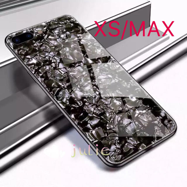 iPhone ケース iPhone XS MAX 黑鏡面  シンプル人気の通販 by julie's shop｜ラクマ