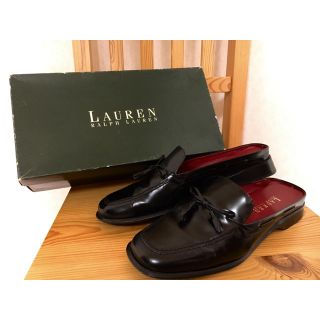 ラルフローレン(Ralph Lauren)の90s LAUREN by Ralph Lauren Slipon ラルフ 革(スリッポン/モカシン)