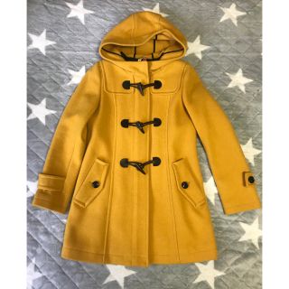 バーバリーブルーレーベル(BURBERRY BLUE LABEL)のバーバリー ブルーレーベル クレストブリッジ ダッフルコート マスタードイエロー(ダッフルコート)